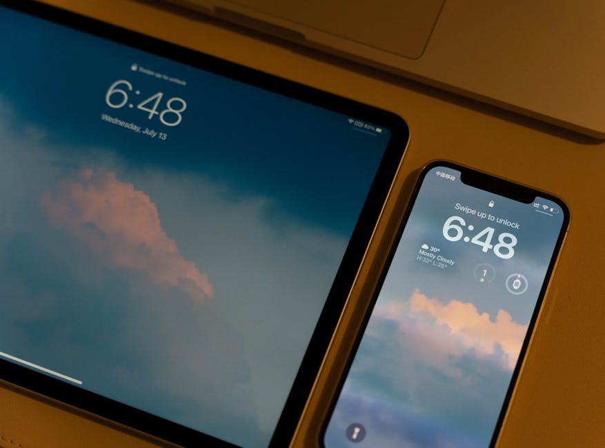 Smartphone showing lock screen privacy settings with notifications hidden